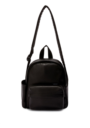AMBUSH crossbody leather backpack - Black