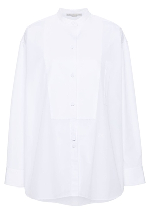 Stella McCartney plastron-detail cotton shirt - White