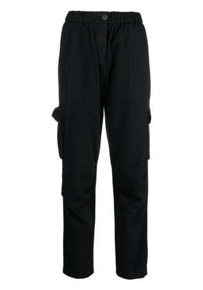 Forte Forte tapered cotton cargo trousers - Black