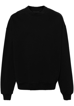 Axel Arigato Vista distressed cotton sweatshirt - Black
