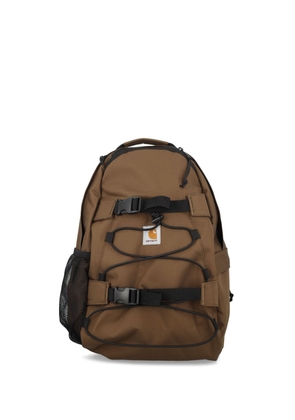 Carhartt WIP Kickflip logo-appliqué backpack - Brown