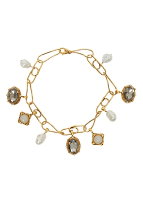 Erdem Charm faux-pearl necklace - Gold