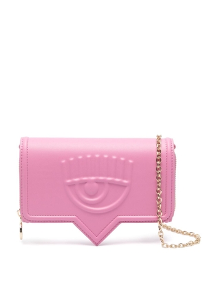 Chiara Ferragni Eyelike chain wallet - Pink