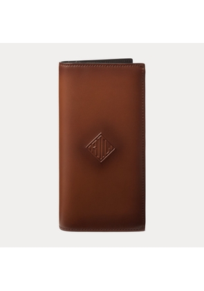 Burnished Leather Continental Wallet