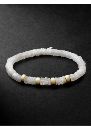 Jacquie Aiche - Gold, Moonstone and Diamond Bracelet - Men - White