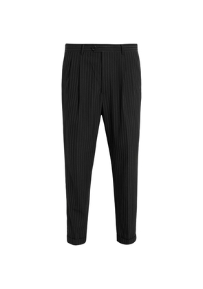 Allsaints Recycled Polyester-Blend Pinstripe Tallis Trousers