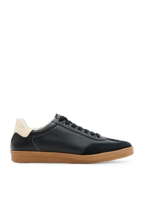 Allsaints Leather Low-Top Leo Sneakers