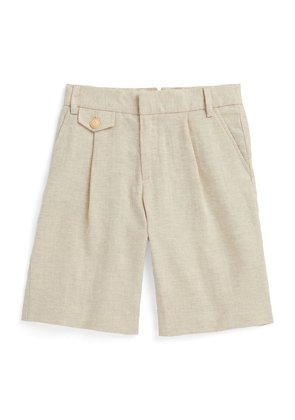 Eleventy Kids Cotton-Linen Suit Shorts (2-16 Years)