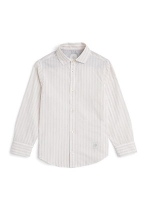 Eleventy Kids Cotton Striped Shirt (2-16 Years)