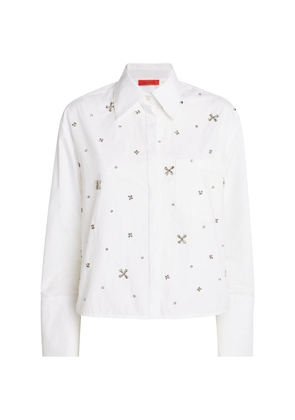 Max & Co. Sequin And Rhinestone-Embellished Shirt