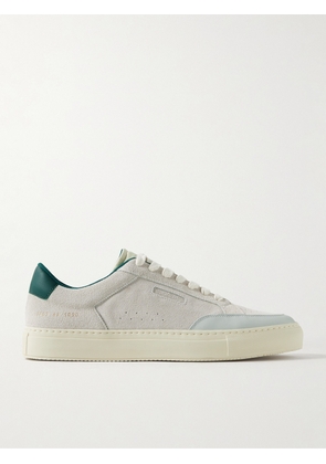 Common Projects - Tennis Pro Shell and Leather-Trimmed Suede Sneakers - Men - White - EU 40