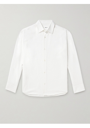 NN07 - Freddy 5971 Crinkled Modal-Blend Shirt - Men - White - S