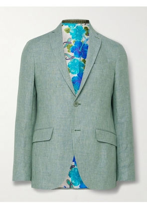 Etro - Linen Suit Jacket - Men - Green - IT 46