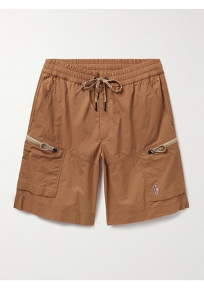 Moncler Grenoble - Straight-Leg Logo-Appliquéd Ripstop Cargo Shorts - Men - Brown - S