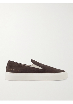 Common Projects - Suede Slip-On Sneakers - Men - Brown - EU 40