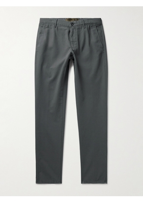 Incotex - Slim-Fit Stretch-Cotton Trousers - Men - Gray - UK/US 29
