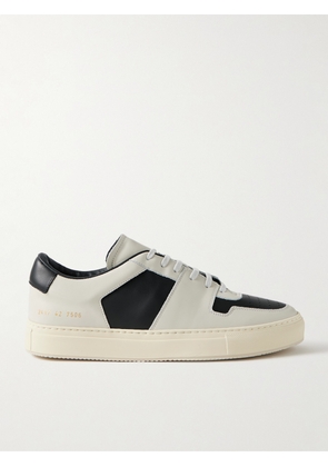Common Projects - Decades Two-Tone Leather Sneakers - Men - White - EU 40