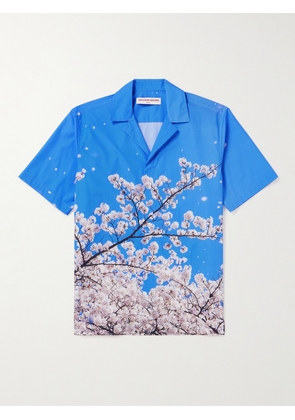 Orlebar Brown - Maitan Camp-Collar Printed Organic Cotton-Poplin Shirt - Men - Multi - S