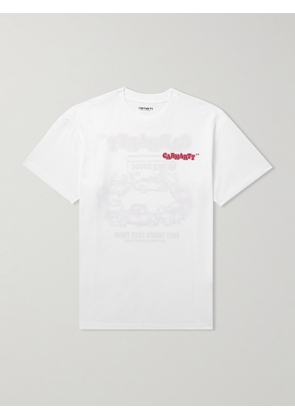 Carhartt WIP - Logo-Print Cotton-Jersey T-Shirt - Men - White - XS