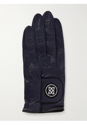G/FORE - Logo-Appliquéd Leather Golf Glove - Men - Blue - S