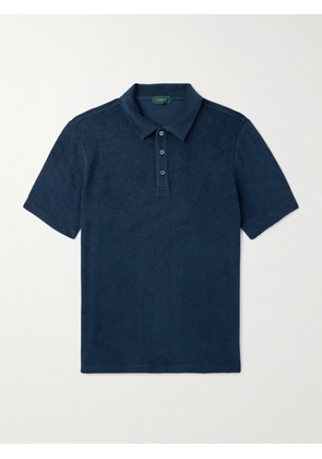 Incotex - Cotton-Terry Polo-Shirt - Men - Blue - IT 44