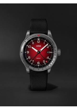 Oris - ProPilot GMT Automatic 41.5mm PVD-Coated Stainless Steel and Canvas Watch, Ref. No. 01 798 7773 4268-07 3 20 14GLC - Men - Red
