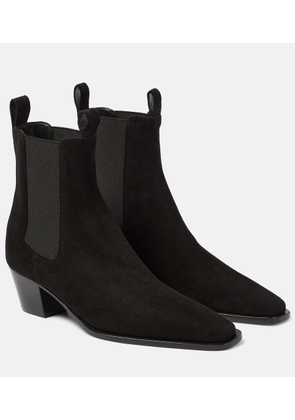 Toteme The City suede ankle boots