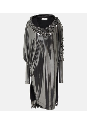 Vivienne Westwood Draped lamé midi dress