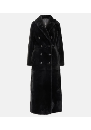 Blancha Double-breasted shearling coat