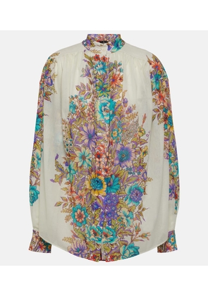 Etro Floral cotton shirt