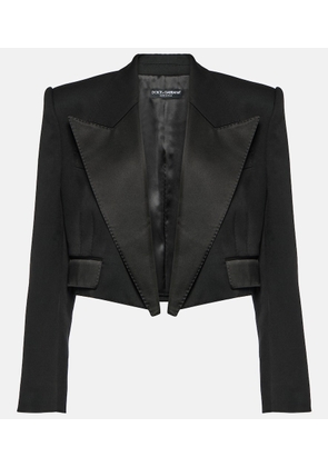 Dolce&Gabbana Cropped tuxedo jacket