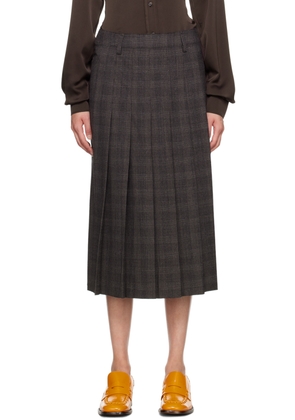 16Arlington Brown Nimue Midi Skirt