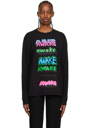 Awake NY Black Stefan Meier Edition Long Sleeve T-Shirt