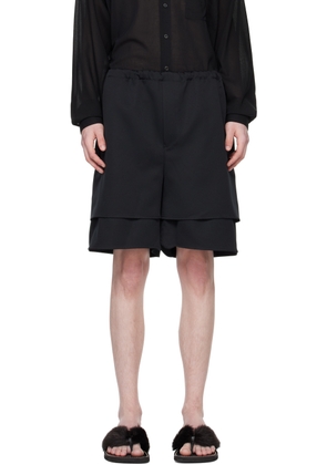 T/SEHNE SSENSE Exclusive Black Shorts