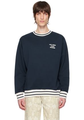 Drôle De Monsieur Navy 'Le Sweatshirt Slogan Sport' Sweatshirt