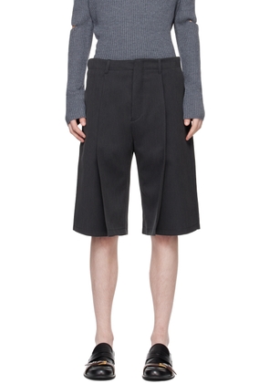 T/SEHNE Gray Tailored Shorts