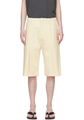 T/SEHNE SSENSE Exclusive Off-White Tailored Shorts