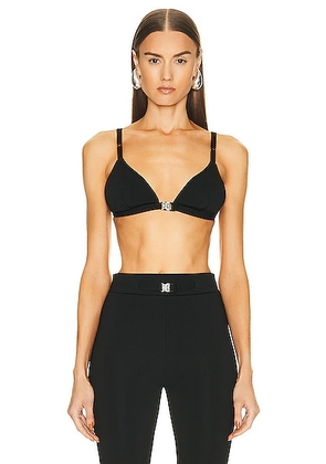 Givenchy Elasticated Bra with Buckle in Black - Black. Size XS (also in ).