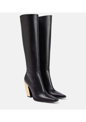 Bottega Veneta Tex leather knee-high boots