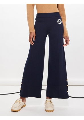 Gucci Khaki Interlocking G Lounge Pants for Women