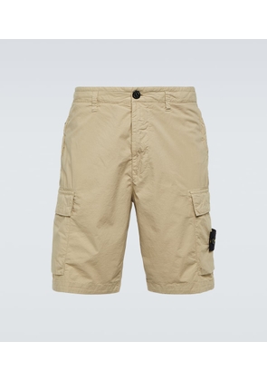 Stone Island Compass cotton-blend cargo shorts