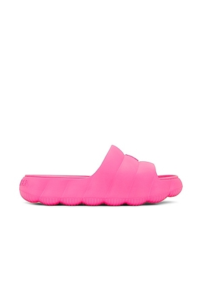 Moncler Lilo Slide in Pink - Pink. Size 38 (also in 37, 40).
