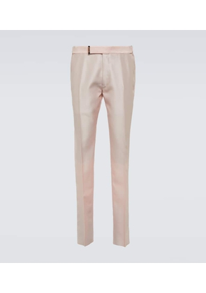 Tom Ford Atticus ll wool and silk suit pants