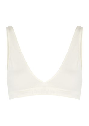PRISM2 Graceful Stretch-jersey Soft-cup bra - Cream - One Size