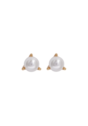 Kate Spade New York Brilliant Statements Gold-plated Stud Earrings - Pearl