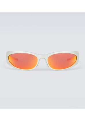 Balenciaga Reverse Xpander oval sunglasses