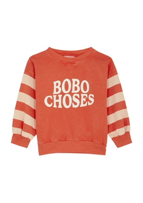 Bobo Choses Kids Logo-print Cotton Sweatshirt (2-10 Years) - Red - 2-3Y (2 Years)