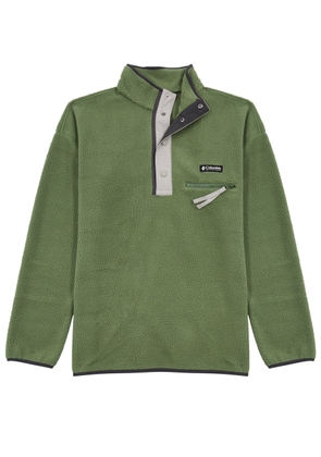 Columbia Helvetie Logo Fleece Sweatshirt - Green - XL