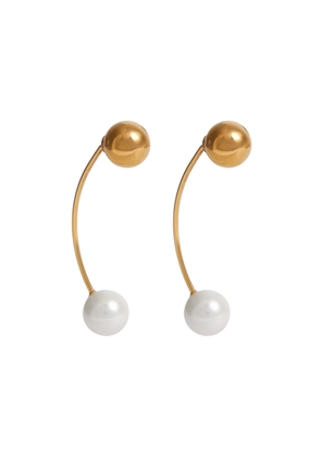 Dries Van Noten Pearl-embellished Drop Earrings