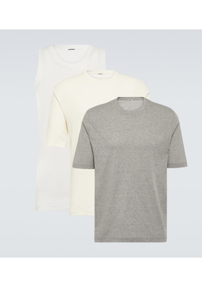 Jil Sander Set of 3 cotton jersey tops